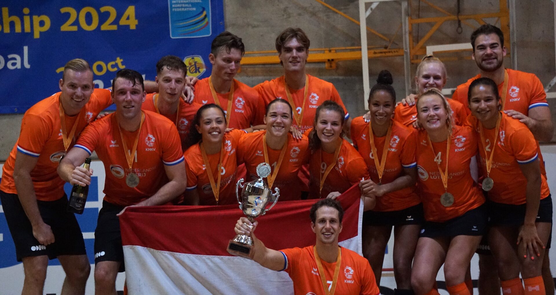 Nederland voor de 9e keer Europees Kampioen Korfbal