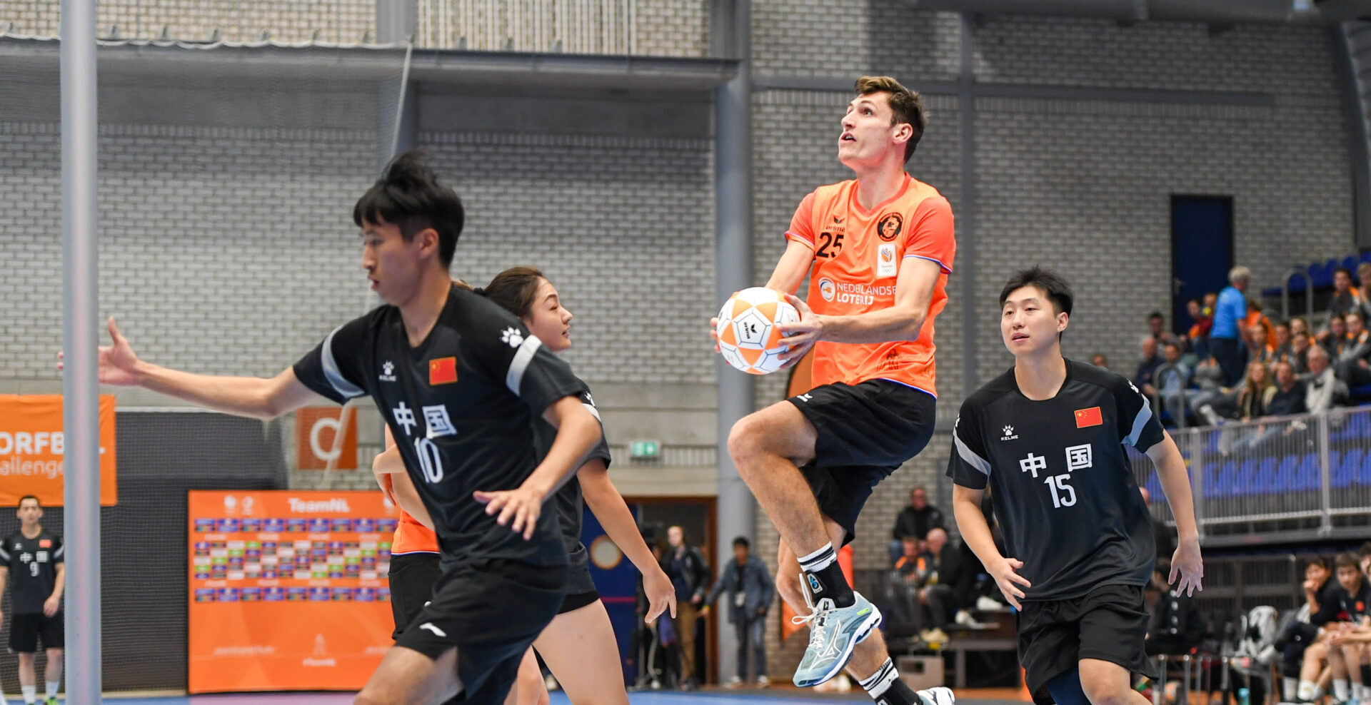 Selectie TeamNL Korfbal tijdens Korfbal Challenge