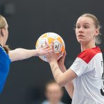 Dameskorfbalster Nina Hermers speelt tijdens de Korfbal Challenge bij Zuid-Oost U17: “Anders, maar de stap valt wel mee”
