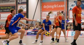 TeamNL Korfbal wint interland in Dordrecht ruim van België